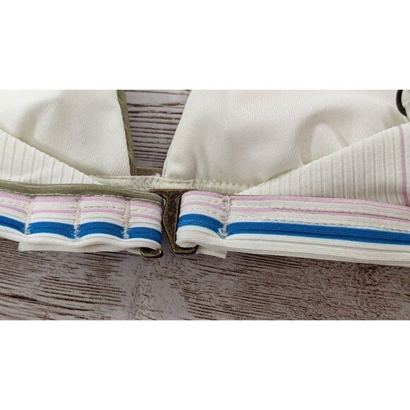 O'Neill Womens Size XS Multicolor Adjustable Strap Carly Triangle Bikini Top - Picture 6 of 9